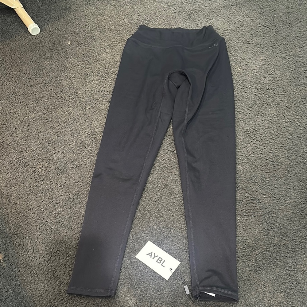AYBL Black Leggings Full-Length Snug Fit
